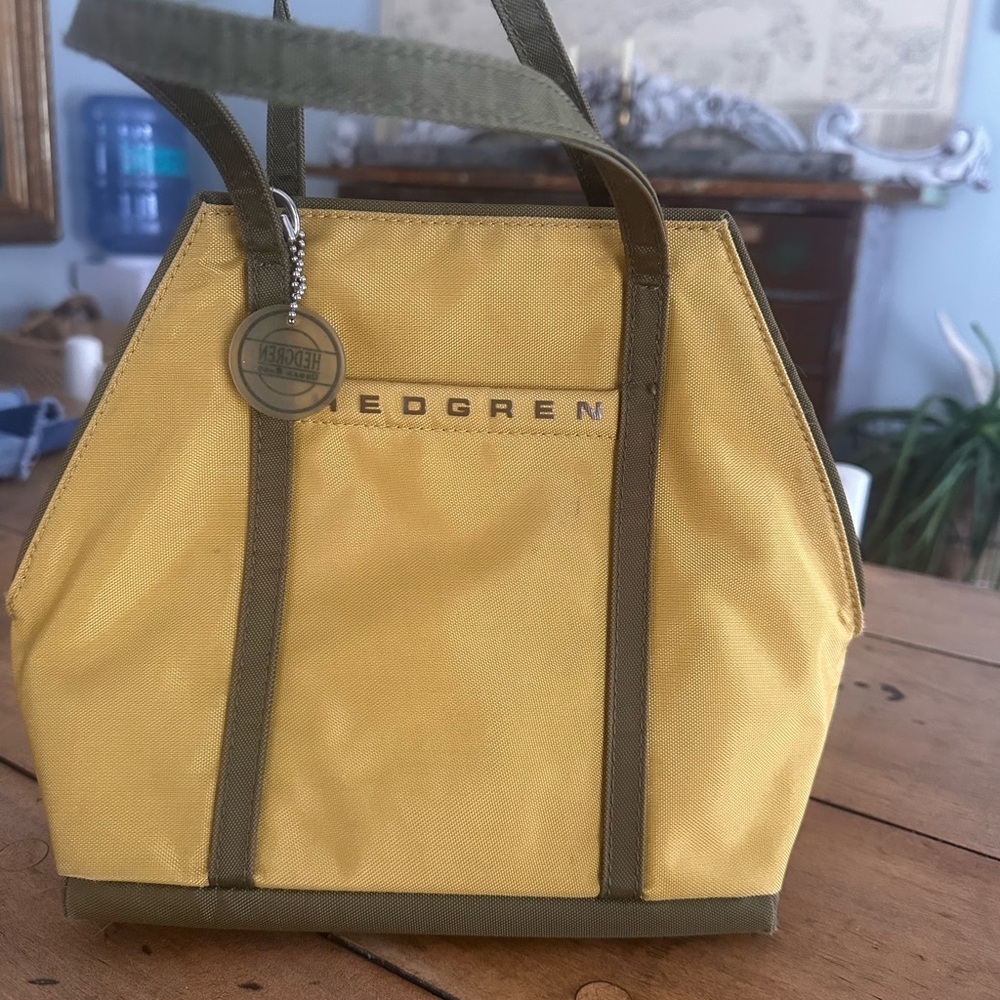 Small Yellow Hedgren Tote Bag